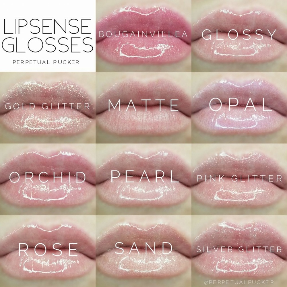 LipSense Gloss Samples